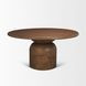 Atlas Medium Brown 60" Round Dining Table
