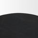 Cove Black Round Sculptural Open Side Table