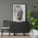 Grier Matte Black Accent Cabinet