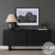 Grier Matte Black Cane Sideboard