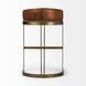 Hollyfield II Brown Upholstered Barstool