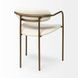 Parker I Cream Upholstered Dining Chair