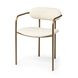 Parker I Cream Upholstered Dining Chair