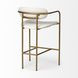 Parker Cream Upholstered Counter Height Stool