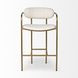 Parker Cream Upholstered Counter Height Stool