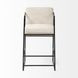 Stamford Light Beige Upholstered Counter Height Stool