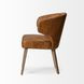Niles Brown Upholstered Dining Chair