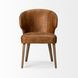 Niles Brown Upholstered Dining Chair