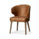 Niles Brown Upholstered Dining Chair