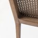 Clara Cream and Brown Performance Fabric Dining Chair