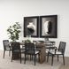 Clara Cream and Black Upholstered Dining Chair