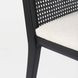 Clara Cream and Black Upholstered Dining Chair