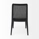 Clara Cream and Black Upholstered Dining Chair