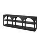 Bela Matte Black 80" Arched Media Console