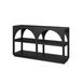 Bela Matte Black 54" Arched Media Console