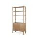 Phil Light Brown 2 Door Bookcase