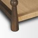 Bondi Dark Brown and Natural Square Coffee Table