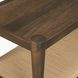Bondi Dark Brown and Natural Rectangular Console Table