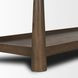 Bondi Dark Brown and Natural Rectangular Console Table