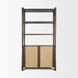 Bondi Dark Brown 2 Door Bookcase