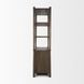 Bondi Dark Brown 2 Door Bookcase