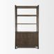 Bondi Dark Brown 2 Door Bookcase