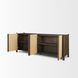 Bondi Dark Brown 4 Door Sideboard