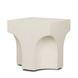 Bunda Ivory Square Concrete Top Accent Table