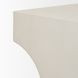 Bunda Ivory Square Concrete Top Accent Table
