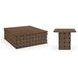 Trellyn Dark Brown Square Occassional Table Set