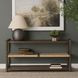 Bondi Dark Brown and Natural Rectangular Console Table