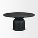 Atlas Black 60" Round Dining Table