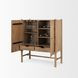 Phil Light Brown 2 Door Bar Cabinet