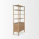 Phil Light Brown 2 Door Bookcase