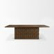 Trellyn Dark Brown 94" Rectangular Dining Table