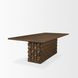 Trellyn Dark Brown 94" Rectangular Dining Table