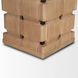 Trellyn Light Brown Square Accent Table