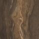 Allyson Dark Brown and Cappuccino 42" Round Marble Top Dining Table
