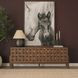 Trellyn Dark Brown 4 Door Sideboard