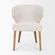 Niles Cream Upholstered Dining Chair