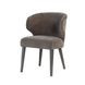Niles Brown Upholstered Dining Chair