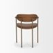 Parker Brown Leather Upholstered Dining Chair