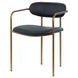 Parker Black Upholstered Dining Chair