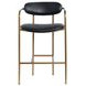 Parker Black Upholstered Counter Height Stool