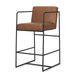 Stamford Brown Leather Upholstered Counter Height Stool