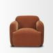 Saga Stonewashed Rust Upholstered Accent Chair