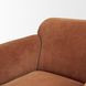 Saga Stonewashed Rust Upholstered Accent Chair