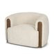 Kornelia Soft Oatmeal Upholstered Accent Chair