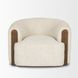 Kornelia Soft Oatmeal Upholstered Accent Chair