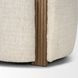 Kornelia Soft Oatmeal Upholstered Accent Chair